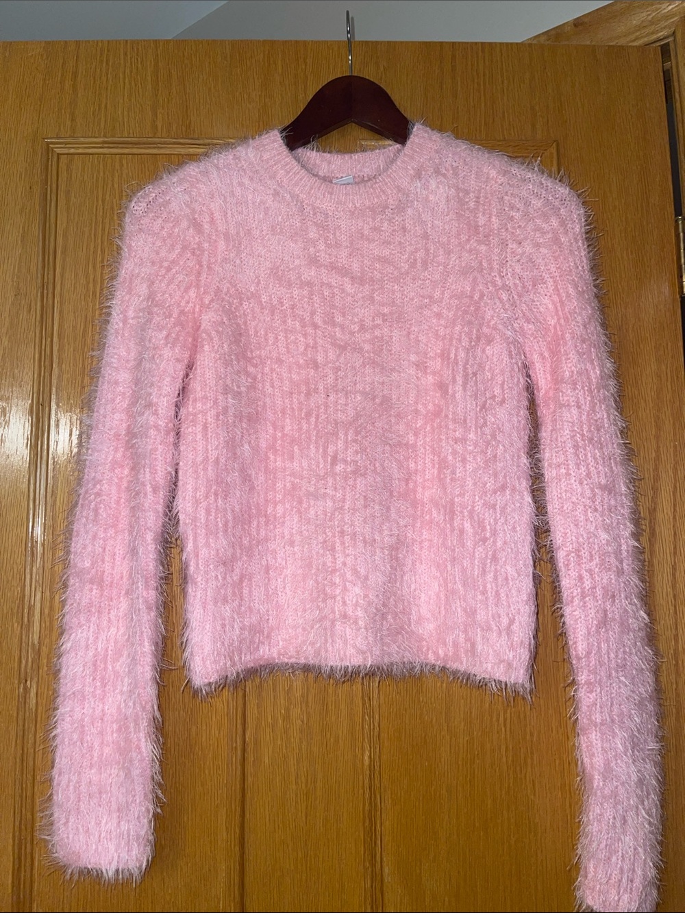 twik Plush Light Pink Crewneck Sweater